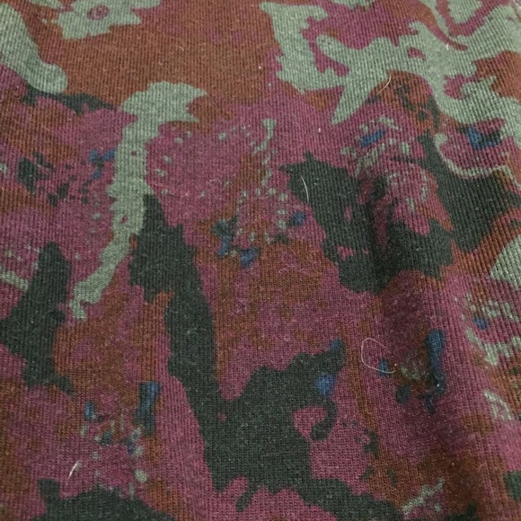 Premise long sleeve grey burgundy tunic M - Picture 6 of 6